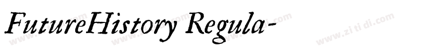 FutureHistory Regula字体转换